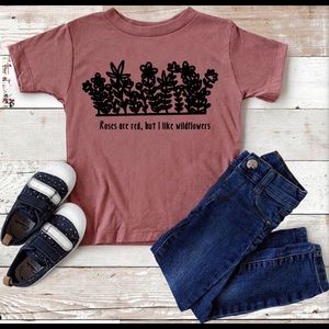 Wildflowers, unisex youth T-shirt